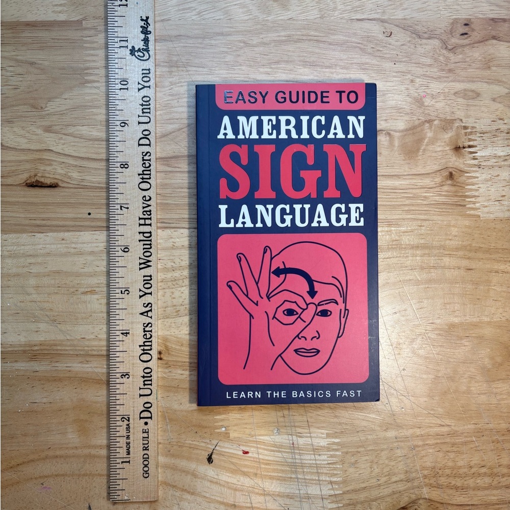 American Sign Language Paperback Guide Book - Picture 4 of 5